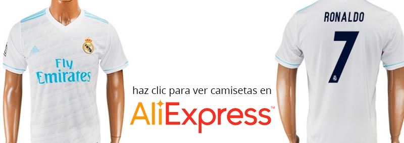 Nueva camiseta del Real Madrid en Aliexpress