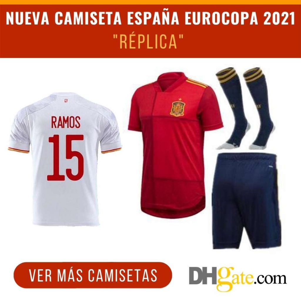 Camiseta de España Eurocopa 2021 "réplica" en DHgate